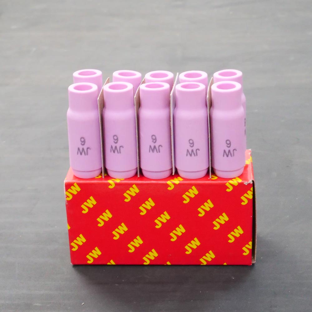 JW อะไหล่ด้ามเชื่อม Ceramic Nozzle ของ WP17/WP18/WP26 รหัส 10N48 ถ้วยเบอร์ 6 ขายแบบ 1 ตัว และเต็มกล่อง