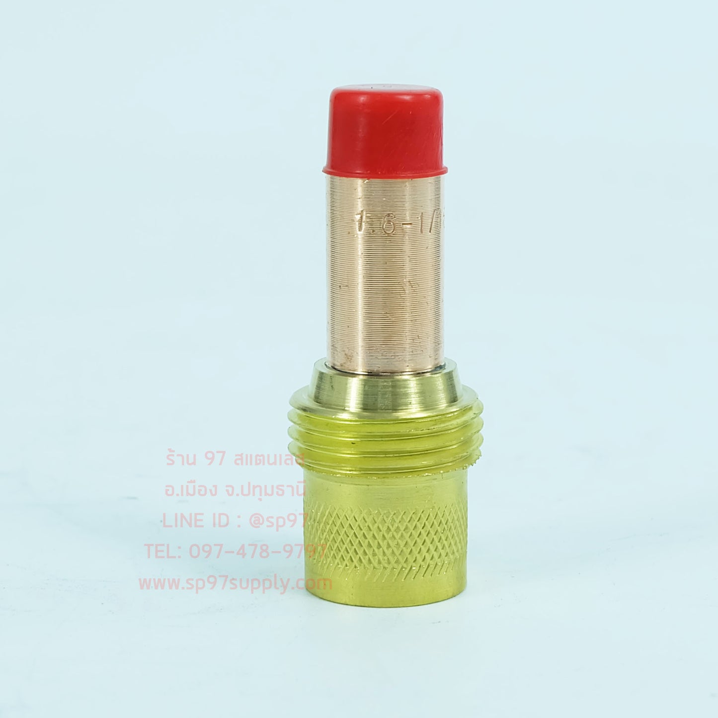 (1ถุงมี 5ตัว) คอเลทบอดี้ (แก็สเลน) ขนาด 1.6 / จำปานอก ด้ามเชื่อมอาร์กอน collet body gaslen