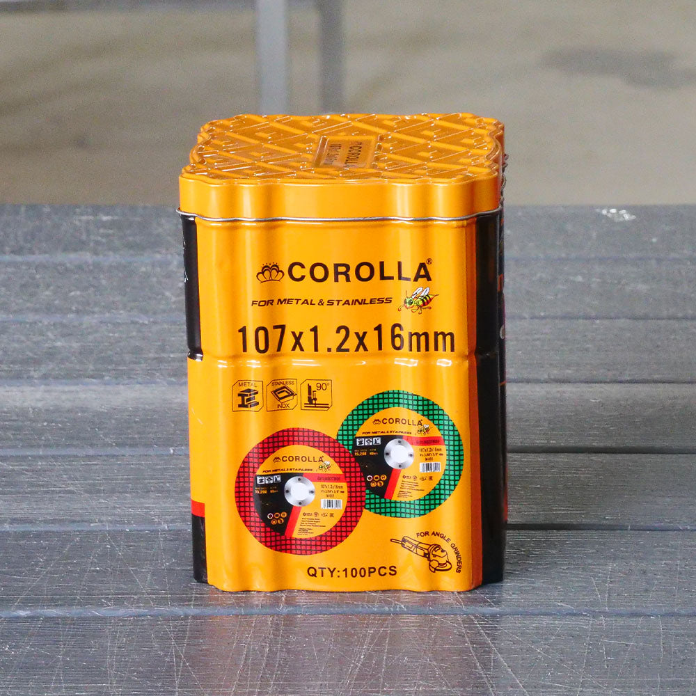 ใบตัดบาง ยี่ห้อผึ้งน้อย กล่องใหม่ของแท้ ตัดเหล็ก ตัดสเตนเลส 4นิ้ว หนา1.2มม ตัดคุ้มราคา เหมาะงานช่าง เต็มกล่อง100ใบ