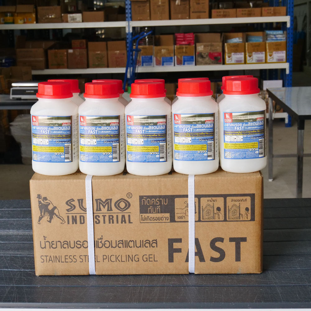 (ยกลัง) SUMO น้ำยาลบรอยเชื่อม(แบบ FAST) น้ำยาล้างรอยเชื่อม เจลล้างรอยเชื่อม งานเชื่อมอาร์กอน ของพร้อมส่ง