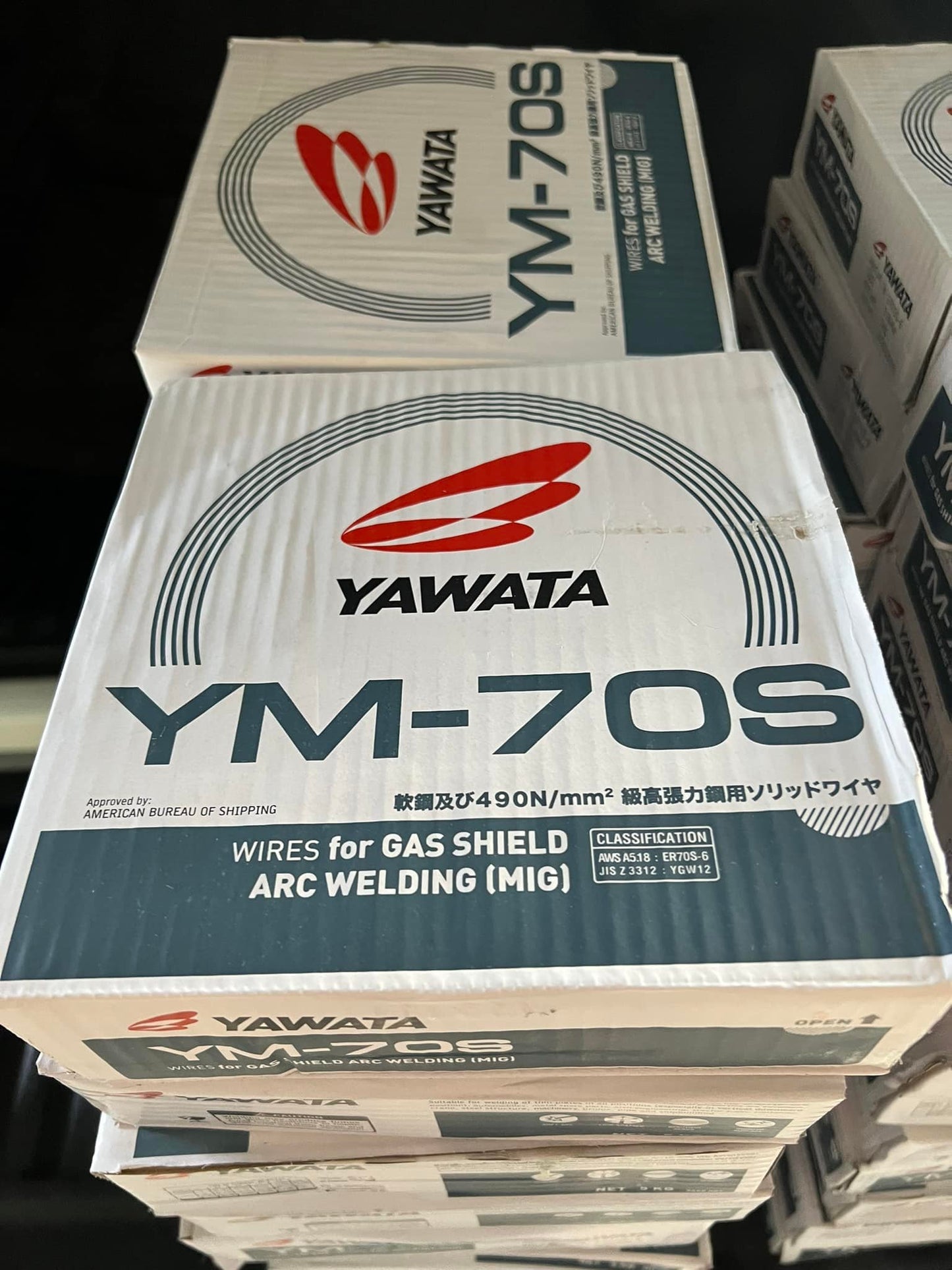 YAWATA ยาวาต้า ลวดเชื่อมมิก ลวดเชื่อม CO2 MIG รุ่น YM70S ขนาด 0.9 มิล (ม้วน 5 กิโล) อาร์กนิ่ม สะเก็ดไฟน้อย แนวเชื่อมสวย
