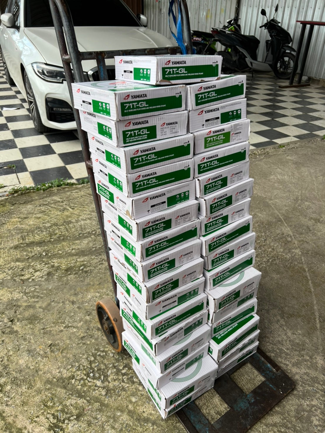 YAWATA ยาวาต้า ลวดเชื่อมมิก MIG ฟลักคอร์ FLUX CORE (ไม่ใช้แก๊ส) รุ่น 71T-GL ขนาด 0.8 มิล และ 1.0 มิล (น้ำหนัก 5 กก./ม้วน) รวมVAT