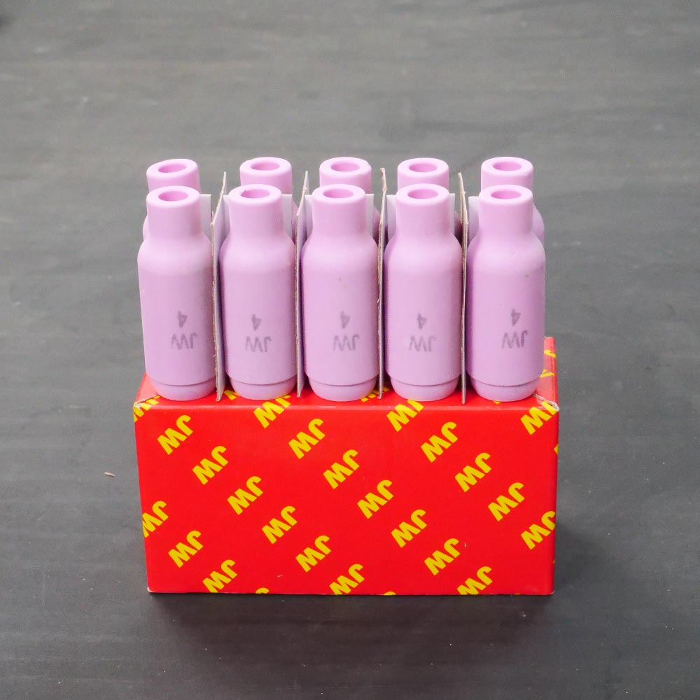 JW อะไหล่ด้ามเชื่อม Ceramic Nozzle ของ WP17/WP18/WP26 รหัส 10N50 ถ้วยเบอร์ 4 ขายแบบ 1 ตัว และเต็มกล่อง