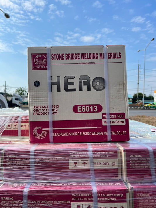 (ยกลัง20กิโล) HERO E6013 ลวดเชื่อม ขนาด 2.5x300มิล ลวดเชื่อมไฟฟ้า ธูป ธูปเชื่อม เชื่อมเหล็ก รับรองมาตราฐานการผลิต ของแท้