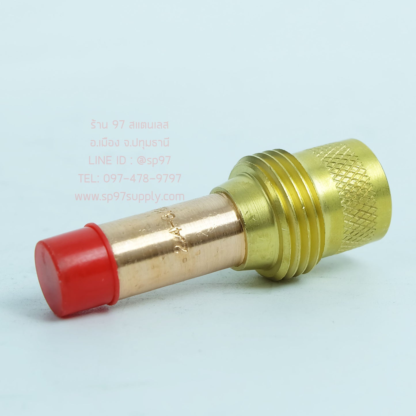 Collet body gaslen คอเลทบอดี้ สำหรับ แก๊สเลน ขนาด 2.4 ด้ามเชื่อมอาร์กอน (จำนวน1ชิ้น)