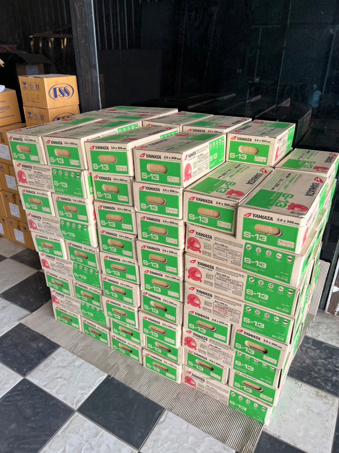 YAWATA ลวดเชื่อม กัลวาไนซ์ S13 แบบ 2 in 1 เชื่อมได้ทั้งเหล็ก และ เหล็กกัลวาไนซ์ (กล่องละ 2 กิโล) แพคสุดคุ้ม ราคาประหยัด