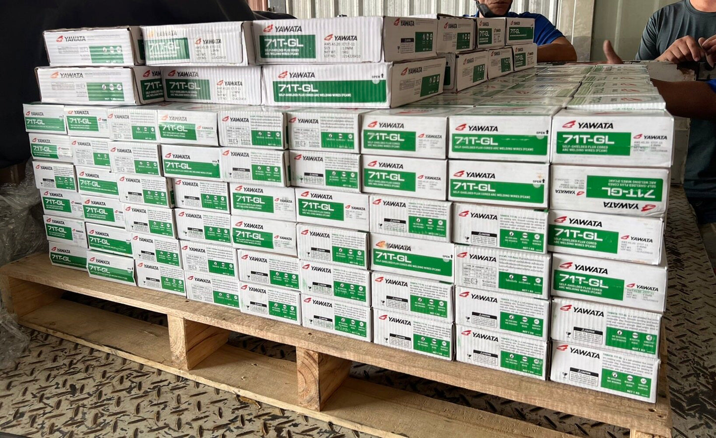 YAWATA Flux core ลวดเชื่อม ยาวาต้า ฟลักซ์คอร์ ไม่ใช้แก๊ส รุ่น 71T-GL ขนาด 0.8 (ม้วนละ 1 กิโล) ลวดเชื่อมเหล็กเหนียว รวมVAT