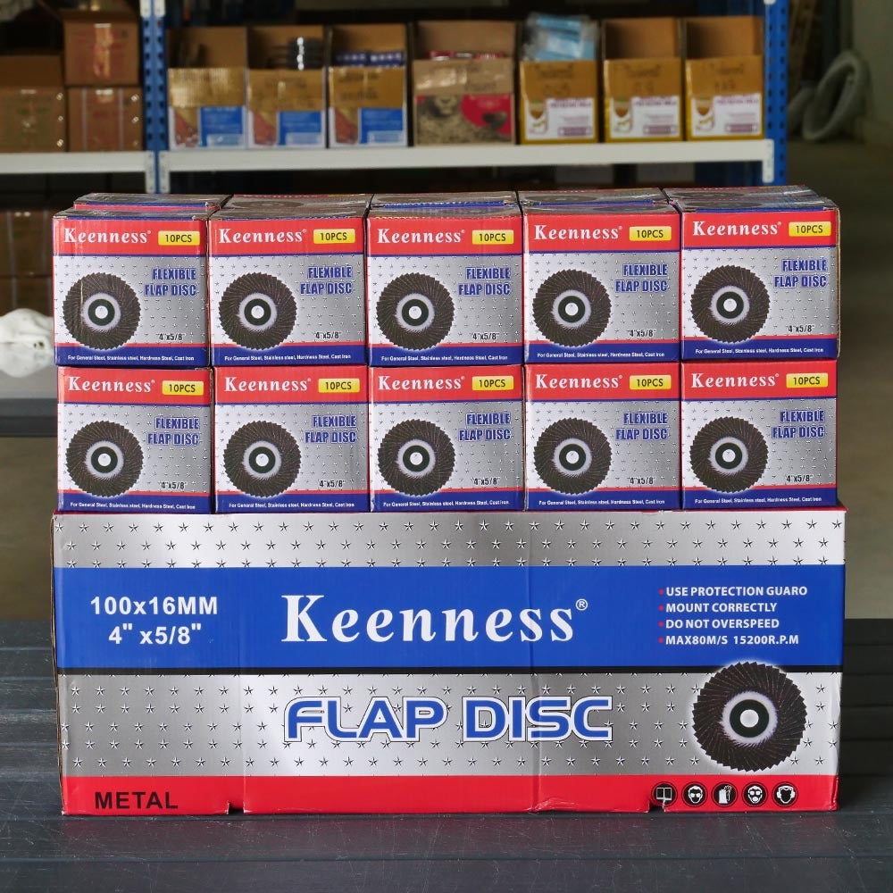 (เต็มลัง200ใบ)Keenness จานทรายซ้อน หลังอ่อน 4" เลือกเบอร์ได้ เข้าซอกดี คมดี คุ้มค่า เจียรเหล็ก เจียรสแตนเลส