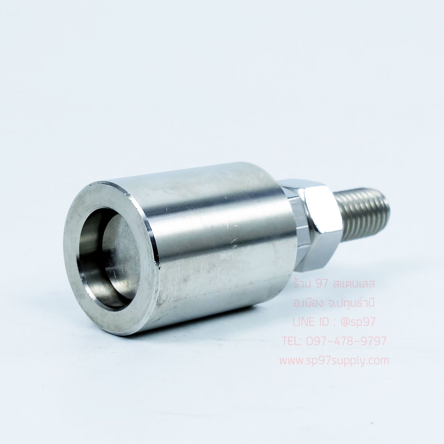 ล้อประคอง สแตนเลส ขนาด 1-1/2" (38 มิล) #ล้อประคองประตู #บูชประคอง #สแตนเลส เกรด 304 (ราคา 1ชิ้น)