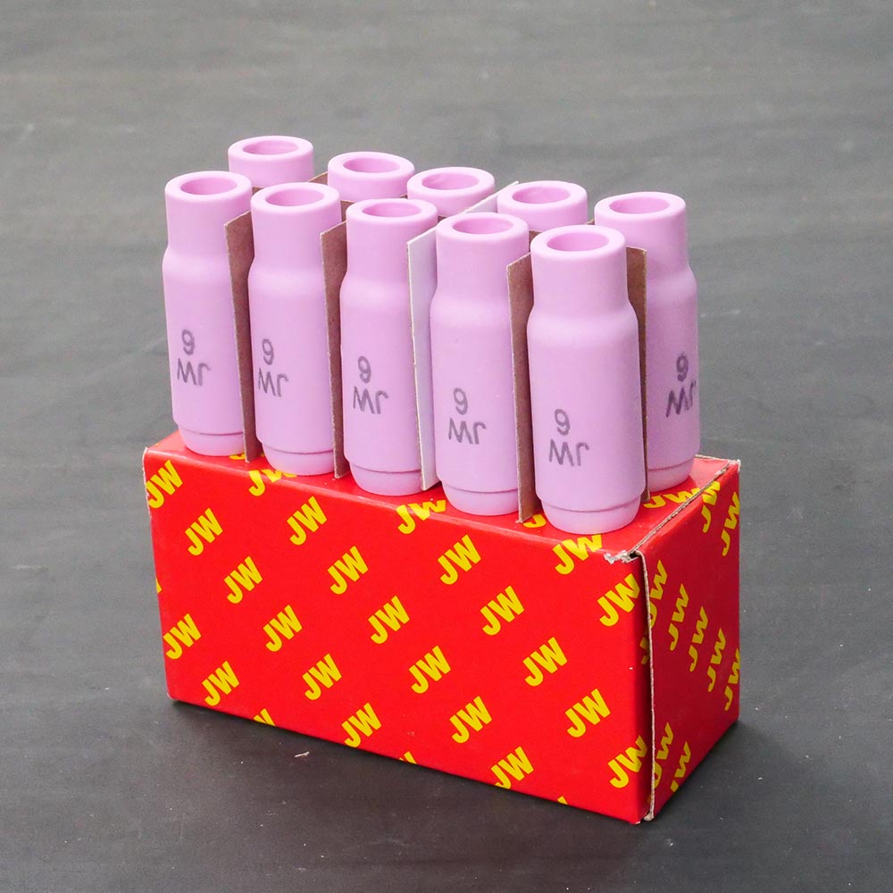 JW อะไหล่ด้ามเชื่อม Ceramic Nozzle ของ WP17/WP18/WP26 รหัส 10N48 ถ้วยเบอร์ 6 ขายแบบ 1 ตัว และเต็มกล่อง