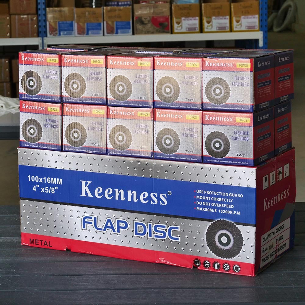 (เต็มลัง200ใบ)Keenness จานทรายซ้อน หลังอ่อน 4" เลือกเบอร์ได้ เข้าซอกดี คมดี คุ้มค่า เจียรเหล็ก เจียรสแตนเลส