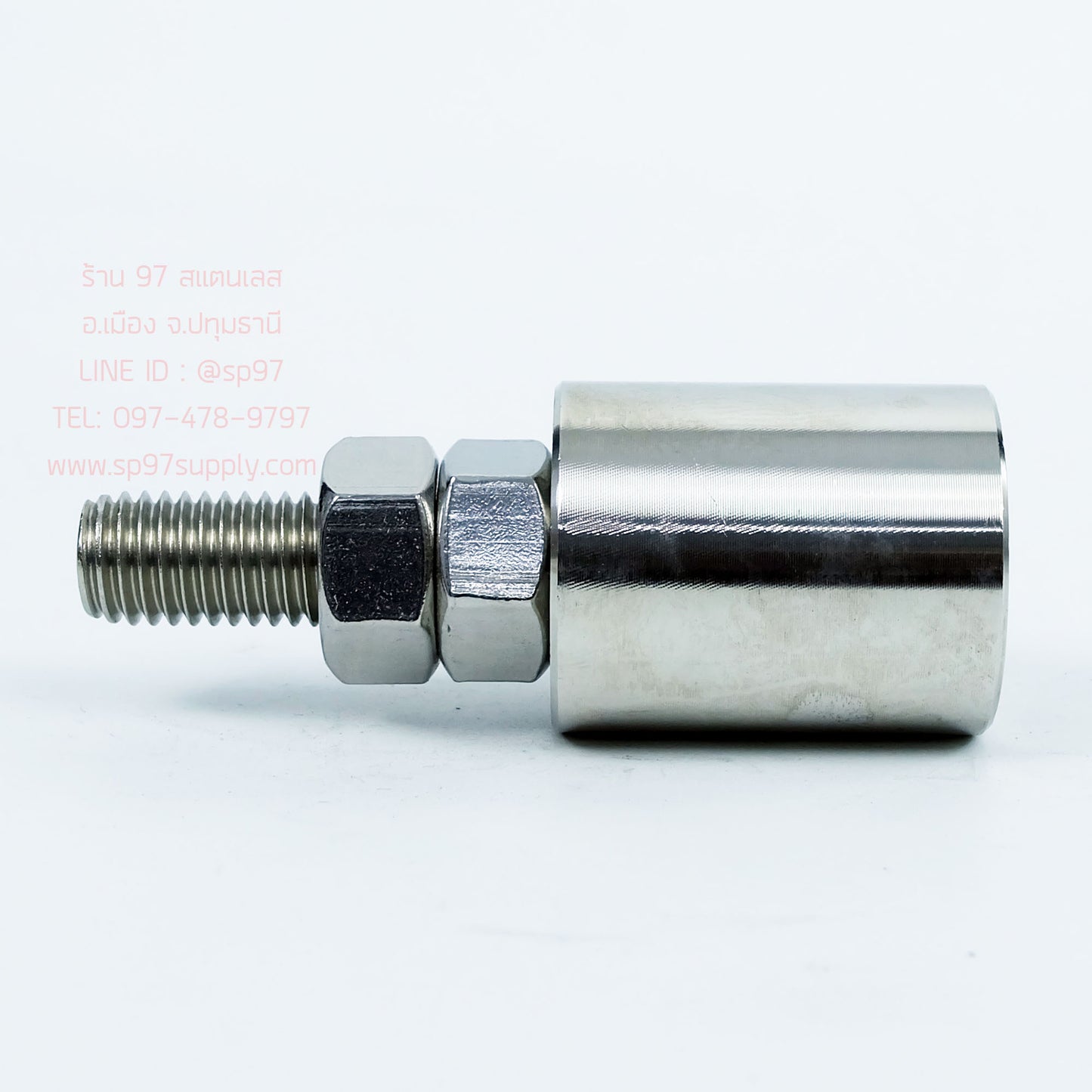 ล้อประคอง สแตนเลส ขนาด 1-1/2" (38 มิล) #ล้อประคองประตู #บูชประคอง #สแตนเลส เกรด 304 (ราคา 1ชิ้น)