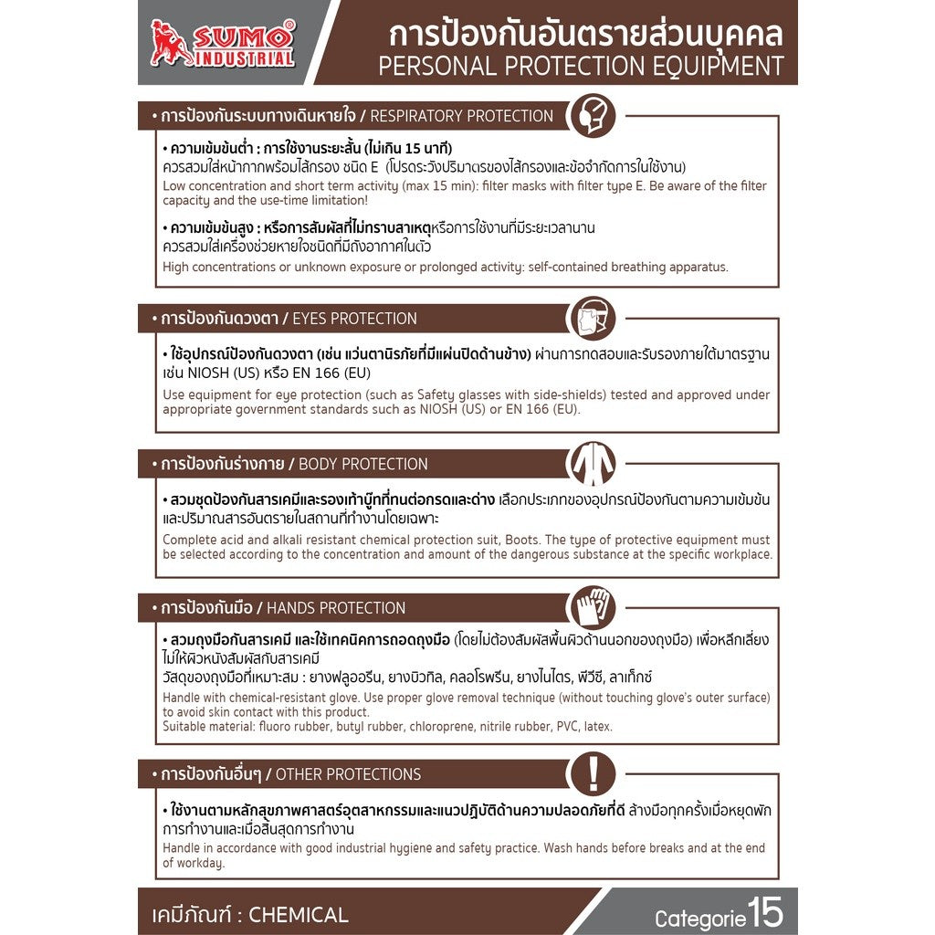 SUMO สเปรย์ ป้องกันสะเก็ด งานเชื่อมไฟฟ้า งานเชื่อมมิก งานเจียร งานตัด กระป๋อง450cc สูตรน้ำ พ่นลงบนชิ้นงานได้เลย