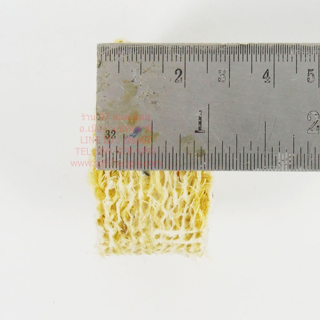 ลูกขัด ผ้าปอ ขัดสแตนเลส ขนาด 2 นิ้ว x 1 นิ้ว ตอกหนัง