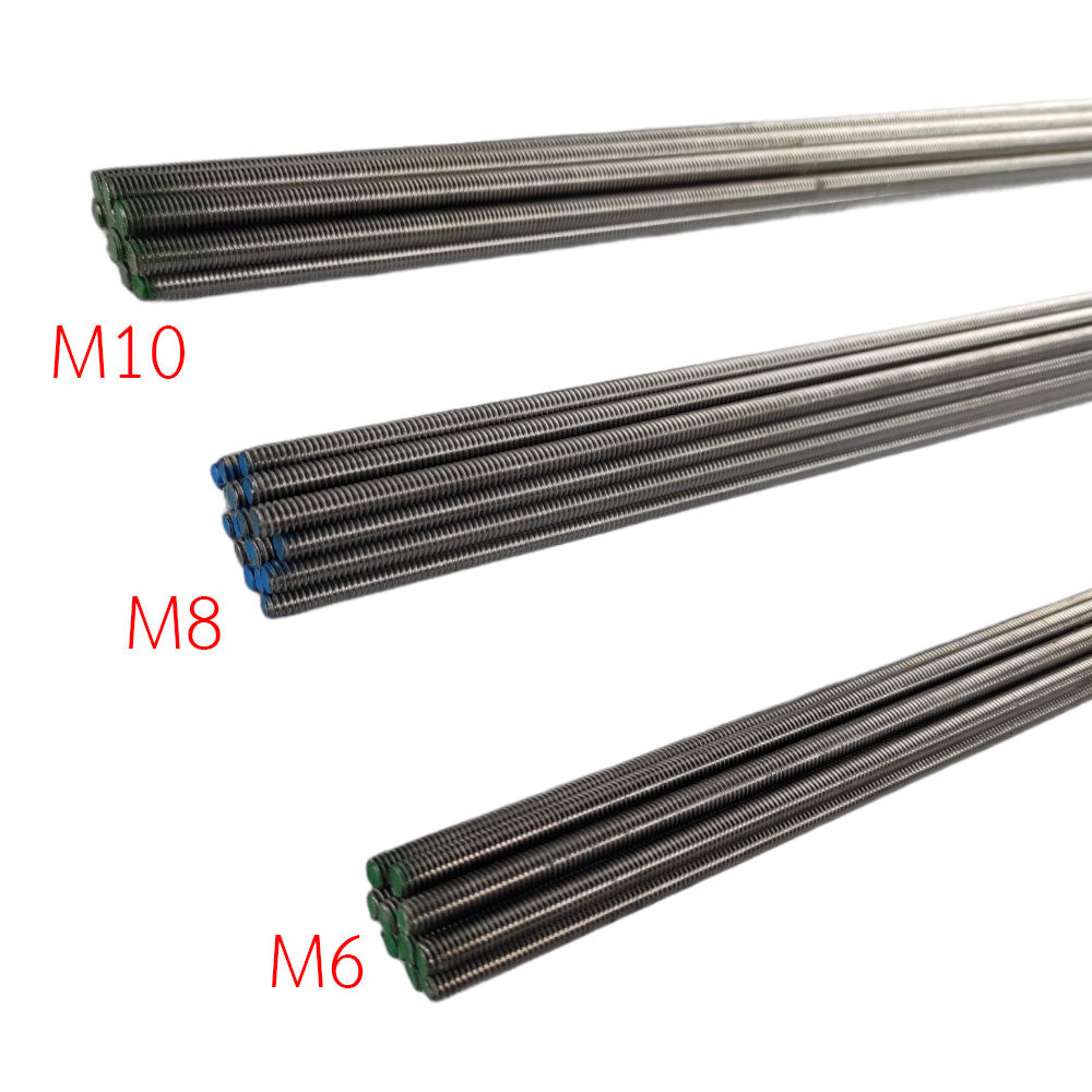 ROC สตัด เกลียวตลอด สแตนเลสเกรด304 เกลียวมิล M8 (8มิล) 1 เส้น